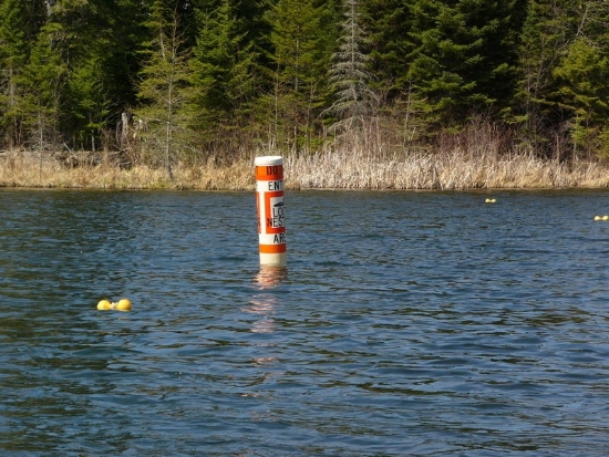 Floating fishing buoys make fantastic instant markers for students to paddle around.